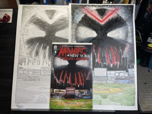 Maniac Of New York Bronx Is Burning #1 Original art Comicxposure Variant ebay.com/itm/2255469930… eBay