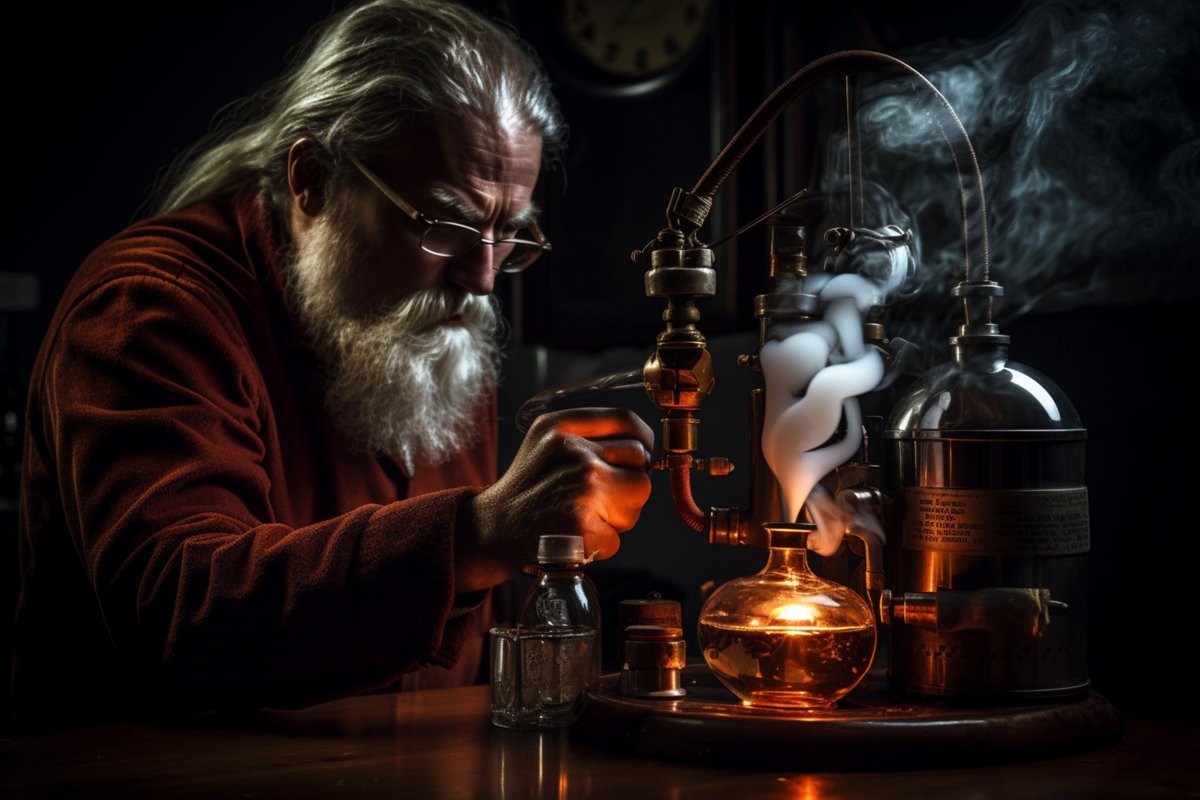 LukeAiWalker's tweet photo. I take my coffee pretty seriously

#aiart #aiartwork #makingcoffee #coffee #alchemy https://t.co/OvDE4yWMkL