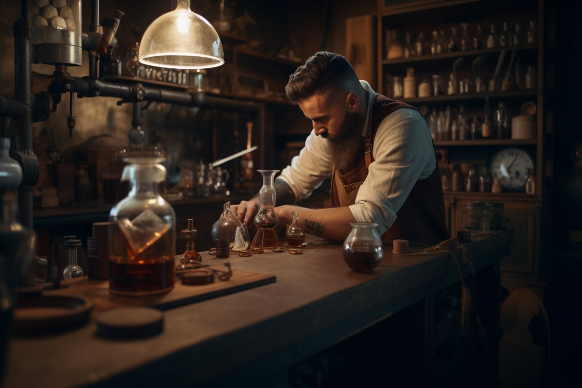 LukeAiWalker's tweet photo. I take my coffee pretty seriously

#aiart #aiartwork #makingcoffee #coffee #alchemy https://t.co/OvDE4yWMkL