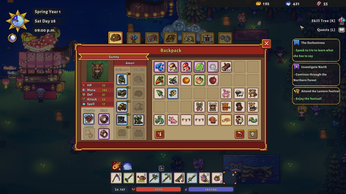 My wallet after the festival.. I needed all the plushies 🫣 #sunhaven