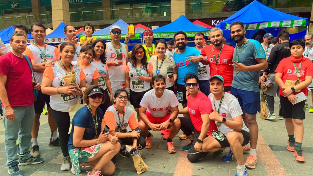 Done 15km today in Dwarka Marathon, weather was awesome for run. Had great fun run today with friends. strava.app.link/r8p4gPS9dzb