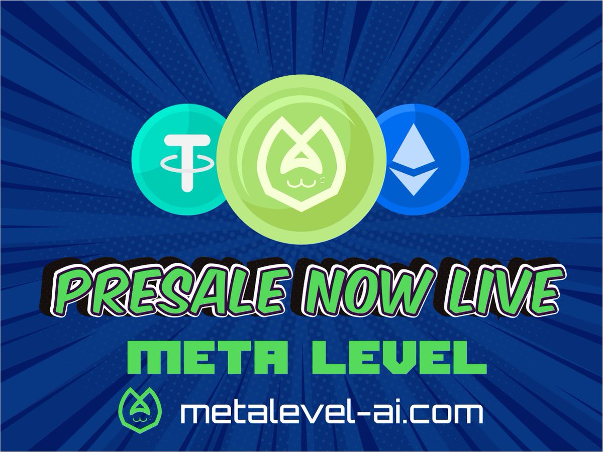MetaLevelSystem's tweet photo. Presale #Metalevel Now Live!
Buy $MLVL here - https://t.co/FcQUUcko4Q https://t.co/NVrmLFJTv8