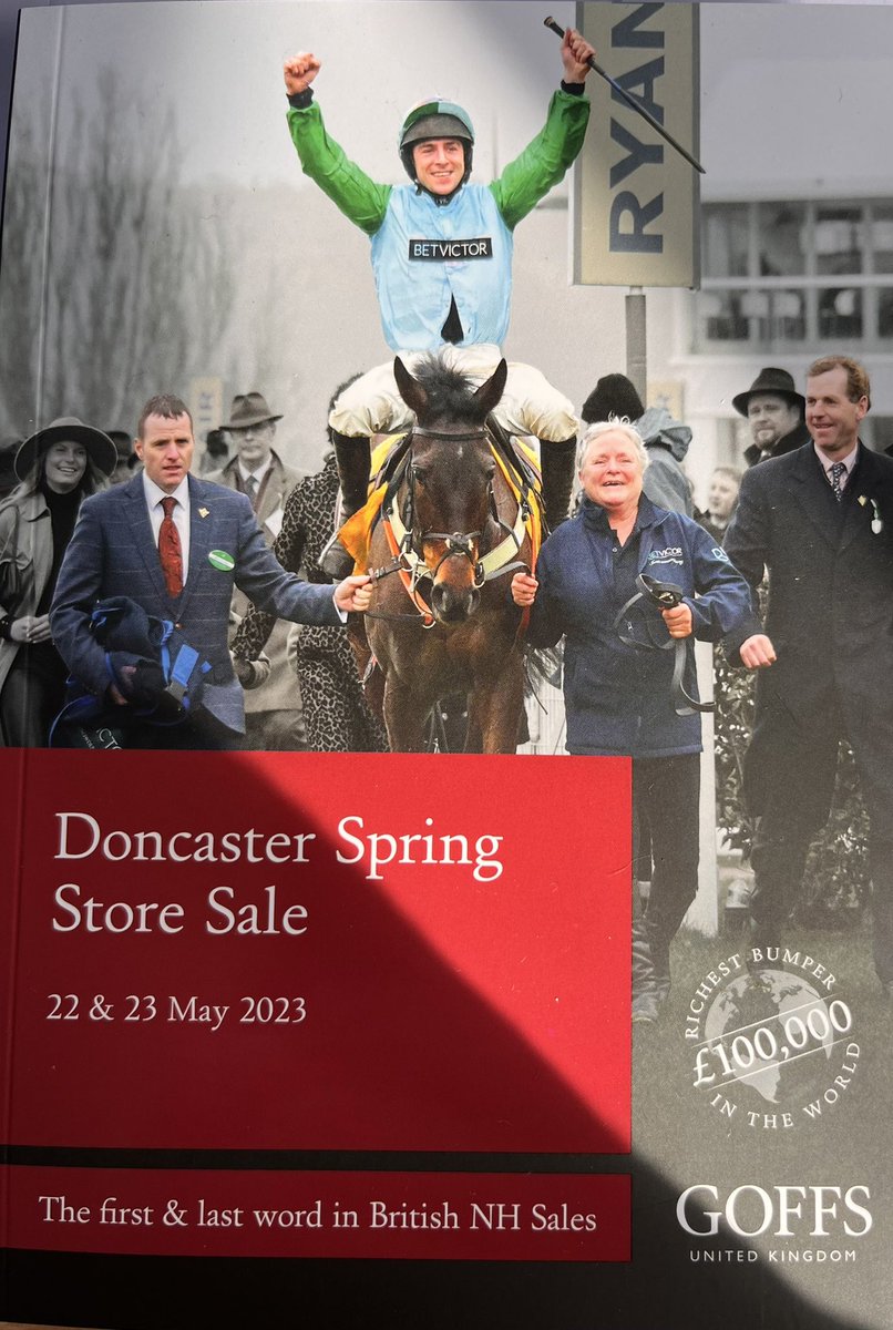 jamiesnowden's tweet photo. Lovely to see #YouWearItWell on the front of the @GoffsUK #StoreSale catalogue after #winning at the #CheltenhamFestival under @GavinSheehan92 @CheltenhamRaces @BetVictor @lucy_snowden @Alexwalters89 @GB_Bonus  #LoveTheMares https://t.co/ggIho0p8y9