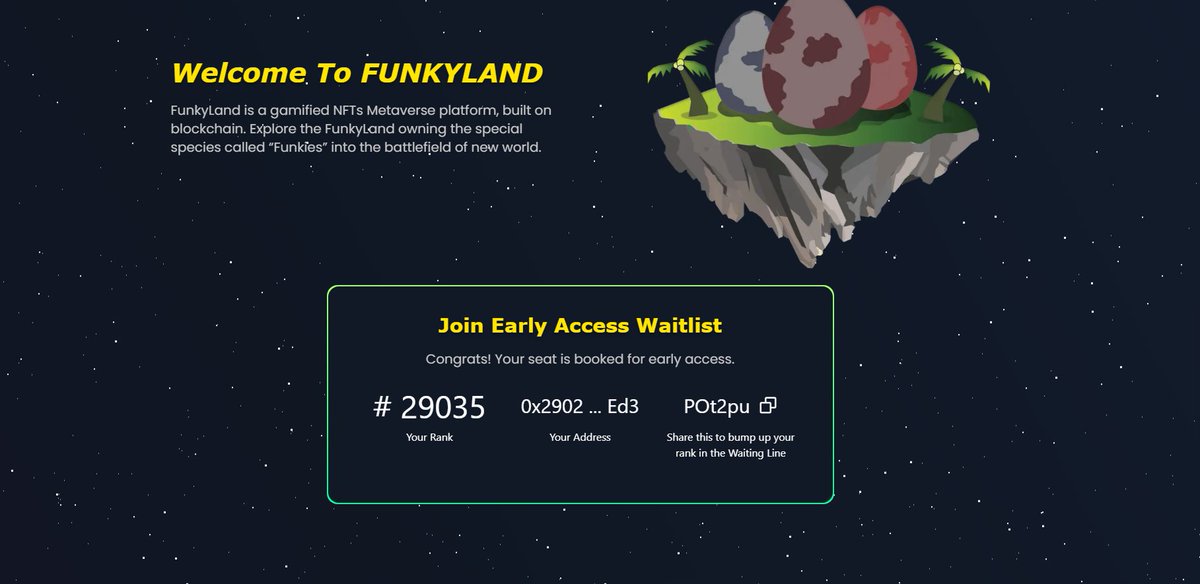 funkyland.org
 #FunkyLand #Play2Earn #NFTs #zkSyncEra