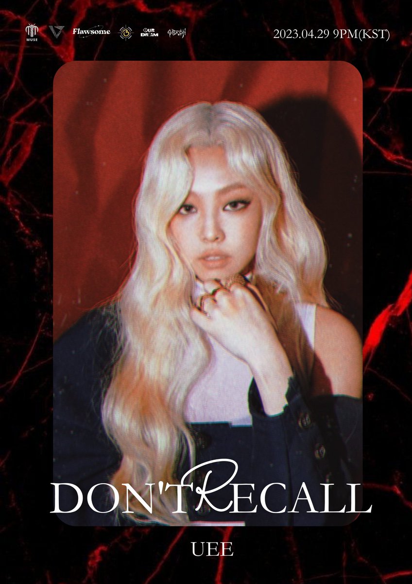 OFCMUSE's tweet photo. #MUSE “Don’t Recall” Individual Poster

Pre-Release Single “Don’t Recall”
✅2023.04.24 9PM (KST)

Featuring Arkan (@boylletproofs) and Gideon (@RockerGideon)

#MUSE #2ndMiniAlbum #AMALGAMATE #MAEVE #UEE #ARKAN #GIDEON #PreReleaseSingle #DontRecall  #20230424_9pmKST https://t.co/qB0VcRl0xr