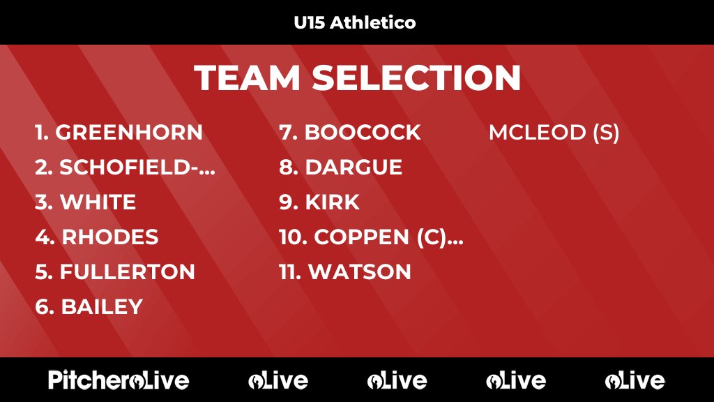 Today's U15 Athletico team selection #Pitchero bingleyfootball.co.uk/teams/15166/ma…