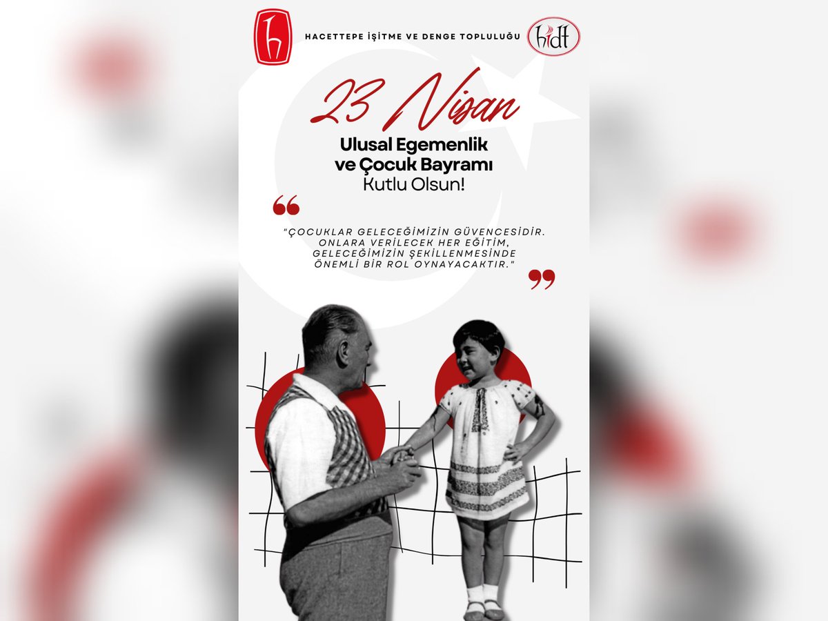 23 Nisan Ulusal Egemenlik ve Çocuk Bayramımız Kutlu Olsun 🇹🇷❤️
