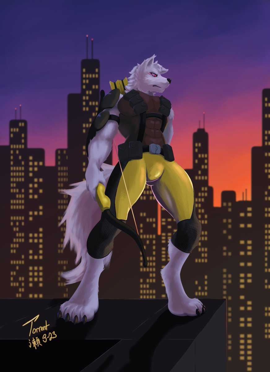 Art! Art that ain't porn ooOoOhh—character of mine that I drew up and slapped some color onto