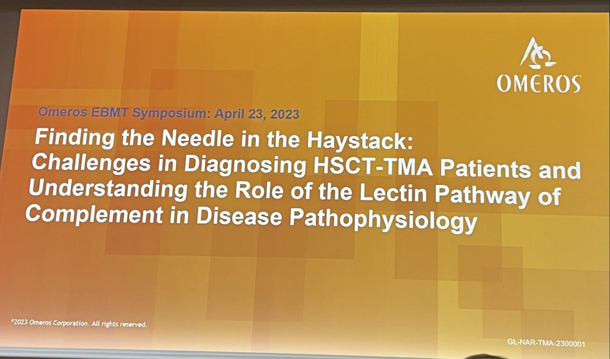 DrSunilBhat's tweet photo. Looking forwards to listening to this session on TMA @TheEBMT #EBMT2023 Paris ! We have been seeing a few recently especially in #HaploHSCT https://t.co/nrrzX2r7vi