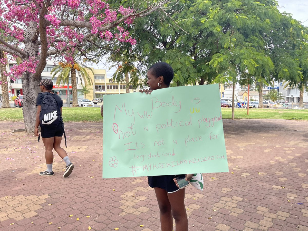 slutshamewalk's tweet photo. SLUT SHAME WALK AND WORKSHOP 23 WINDHOEK
22nd April 2023
THANK YOU TO EVERYONE THAT CAME OUT.
THE WAY WE DRESS DOES NOT MEAN YES!
STOP RAPING WOMEN AND CHILDREN
STOP VICTIM BLAMING AND HELP US END RAPE CULTURE IN NAMIBIA!
#slutshamewalk #sexualassaultawarenessmonth #femicide https://t.co/4kBEBT50zY