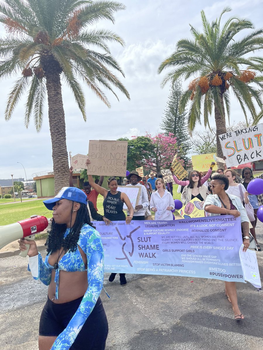 slutshamewalk's tweet photo. SLUT SHAME WALK AND WORKSHOP 23 WINDHOEK
22nd April 2023
THANK YOU TO EVERYONE THAT CAME OUT.
THE WAY WE DRESS DOES NOT MEAN YES!
STOP RAPING WOMEN AND CHILDREN
STOP VICTIM BLAMING AND HELP US END RAPE CULTURE IN NAMIBIA!
#slutshamewalk #sexualassaultawarenessmonth #femicide https://t.co/HpWTDfDpwN