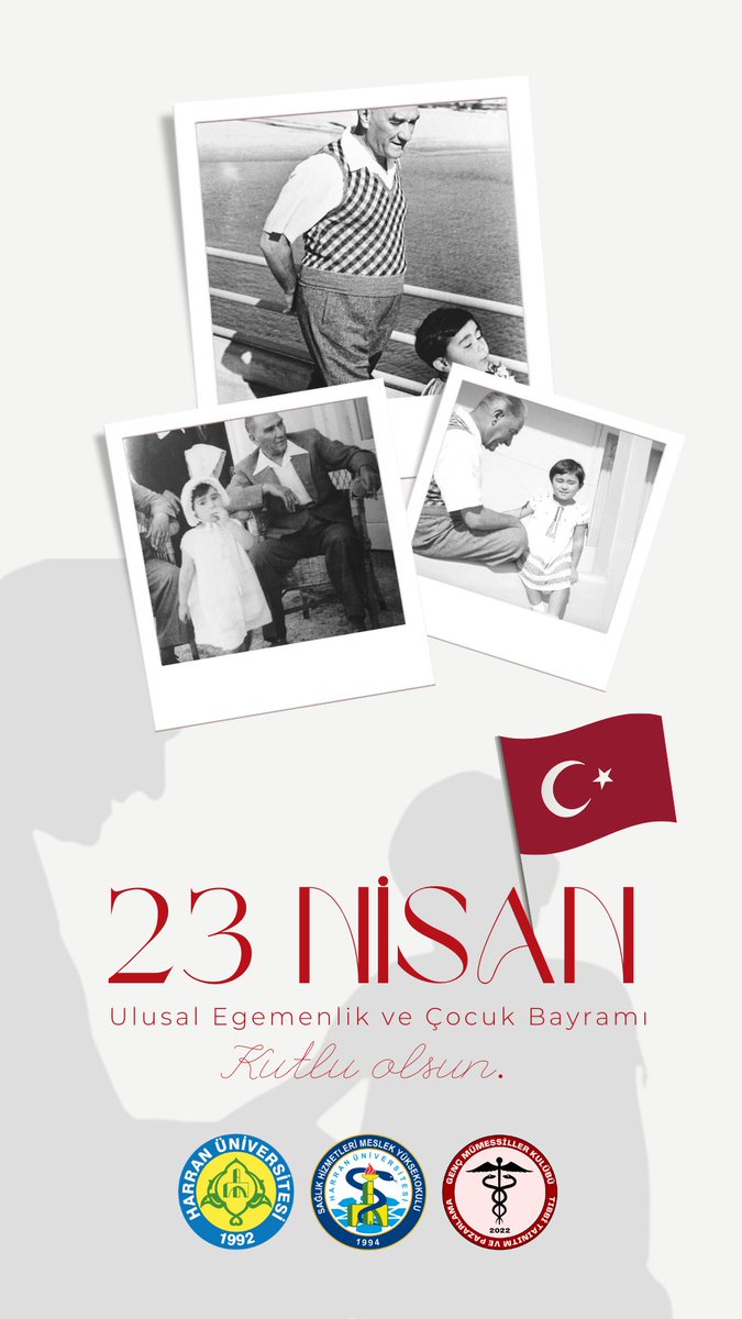 23 Nisan Ulusal Egemenlik Ve Çocuk Bayramı kutlu olsun.
#23NisanKutluOlsun