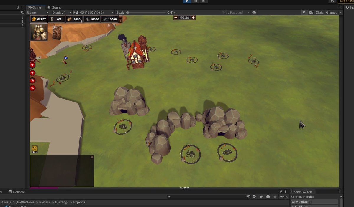 redkardevs's tweet photo. Finally got a level editor working! I know it looks bad but it's proof of concept :)
Exported as an asset bundle with some generated json files to read data from. Works great.
#warlordsundersiege #gaming #gamedev #indiedev https://t.co/yO9CU289PM