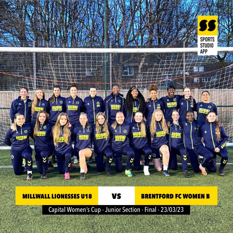 Millwall_LFC18s's tweet photo. Cup Final Day 🦁⚽️

🆚 @BrentfordFCW B
📍 Bedfont Sports Club
⏰ 4:00pm k/o
🎟 £5 Adults, £3 Concessions, FREE U16

Tickets available on the door. 

Come on you Lionesses!!

#MLFC 🦁💙⚽️ https://t.co/vry2MRz3oL