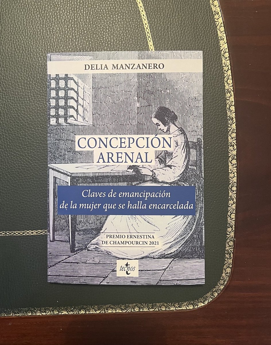 delia_manzanero's tweet photo. ¡Feliz #DiaDelLibro! 📚📖Si aún no te han sorprendido con un libro y quieres reflexionar sobre “Filosofía en Prisión” 1º Premio #Innovactoras WINN 2023 🏆 recomendamos la obra “Concepción Arenal. Claves de emancipación de la mujer que se halla encarcelada”🗝️ en @EditorialTecnos🖊️ https://t.co/9ZLVApulji