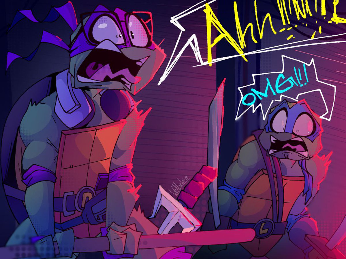 vellybie's tweet photo. Tbh it’s so much fun to draw those goofy turtles!😨 https://t.co/B5I4NtiLTt