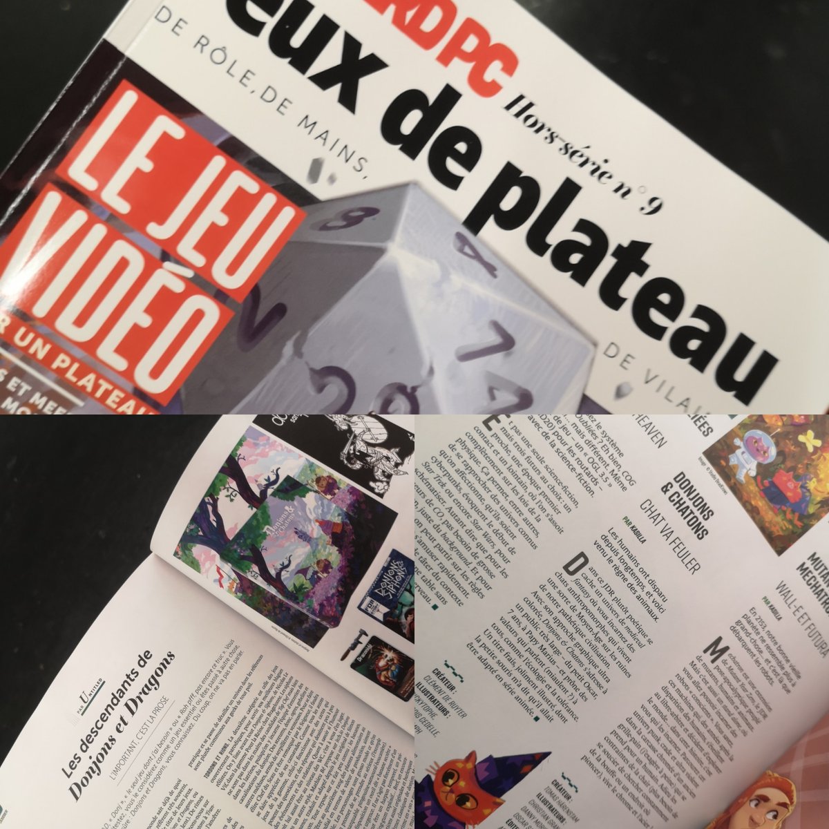 NDutsz_off's tweet photo. Dans le HS n9 mai-juin de @canardpc
L'ami @clement_deruyter et son jeu #donjonsetchatons so't mis à l'honneur...
On parle de la Descendance de Donjons & Dragons #dd5...
#jdr #rp #mignon #cut #chat #chaton #chatonmignon #cat #cats #avecnture #Donjons #dragon #interview #magazine https://t.co/lYVMSou72J