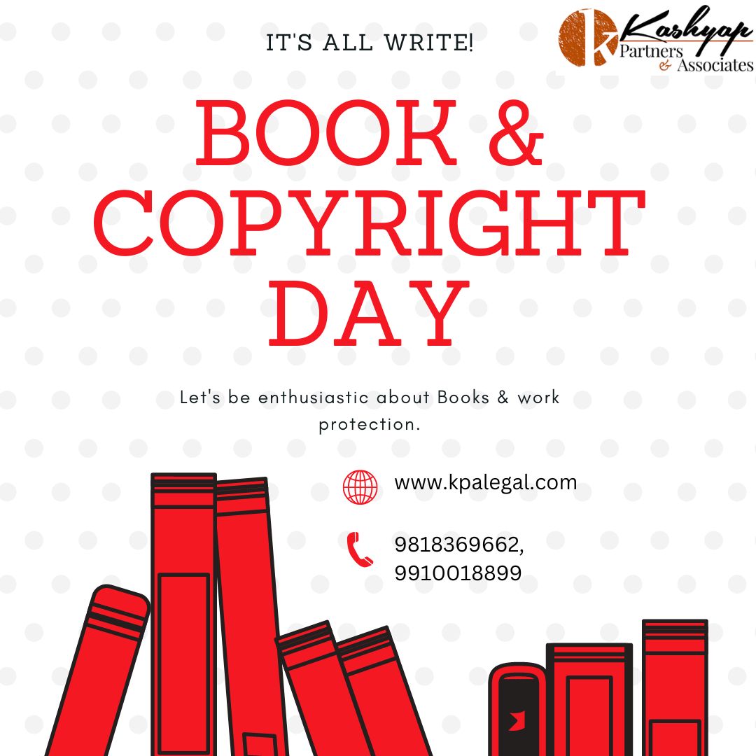 KashyapPartners's tweet photo. Celebrate #BookAndCopyrightDay by exploring the world of literature! 
#book #copyright #specialday #bookday #copyrightday #reading #readers #readersclub #culture #perspective #idea #protection #literary #artistic #work #literature #learning #celebrate #katyperry #amishtripathi https://t.co/RezrZrPWk9