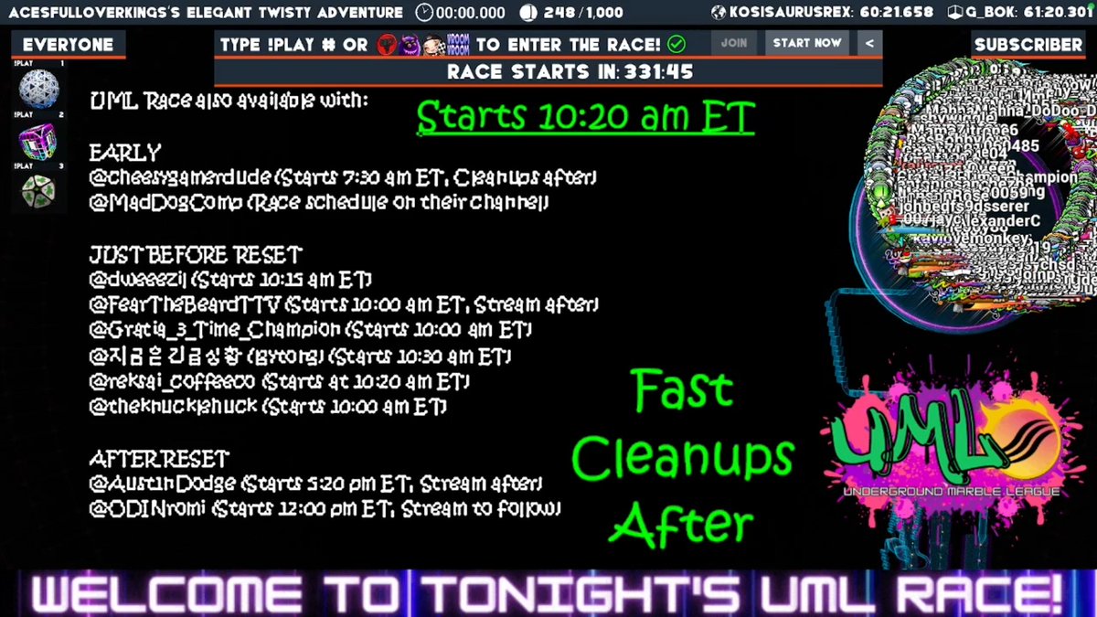 marbleevents8's tweet photo. 2⃣3⃣⏹️4⃣⏹️2⃣0⃣2⃣3⃣
#BIGLOADUML #B4reset
@kajira_pet
@Admiral_Kratos
@LGYTONG
Cheesygamerdude
Gratia_3_time_champion
Dweeezil
MadDogComp
Thenucklehuck
Bionic__TV
Reksai_Coffeeco
FearTheBeardTTV
#MarblesOnStream #MarblesFamily
#TRENDisOn #MoSCommunity #GoodLuck https://t.co/jDRrv9B17r