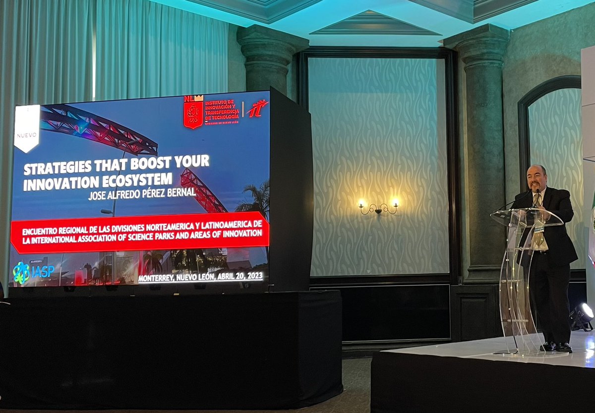 lund_ebba's tweet photo. Great conversations and networking at this week’s joint meeting of our #IASPlatinamerica &amp; #IASPnorthamerica divisions in Mexico. Thanks a lot to PIIT Monterrey for the hospitality and inspiring programme.  #IASPmonterrey @IASPnetwork @JP_SuarezChacon @JAPBNLMX @UArizonaCarol https://t.co/3YZk9wWUrY
