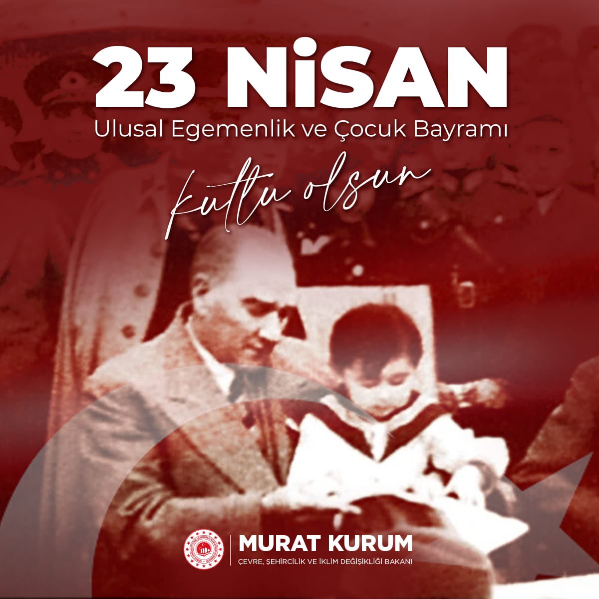 #23Nisan Ulusal Egemenlik ve Çocuk Bayramımız Kutlu Olsun. 🇹🇷

Yarınlarımızın sahibi, ülkemizin geleceği olan çocuklarımıza bu günü armağan eden Gazi Mustafa Kemal Atatürk ile tüm şehitlerimizi saygı ve rahmetle anıyorum.