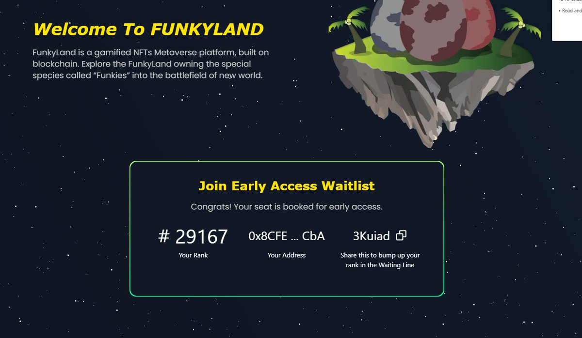 funkyland.org
 #FunkyLand #Play2Earn #NFTs #zkSyncEra