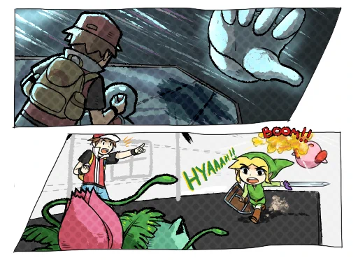 Eleven years ago, I used to run a PKMN Trainer Red ask blog on Tumblr just for fun. Here's a selection of my artwork I've done for it. 