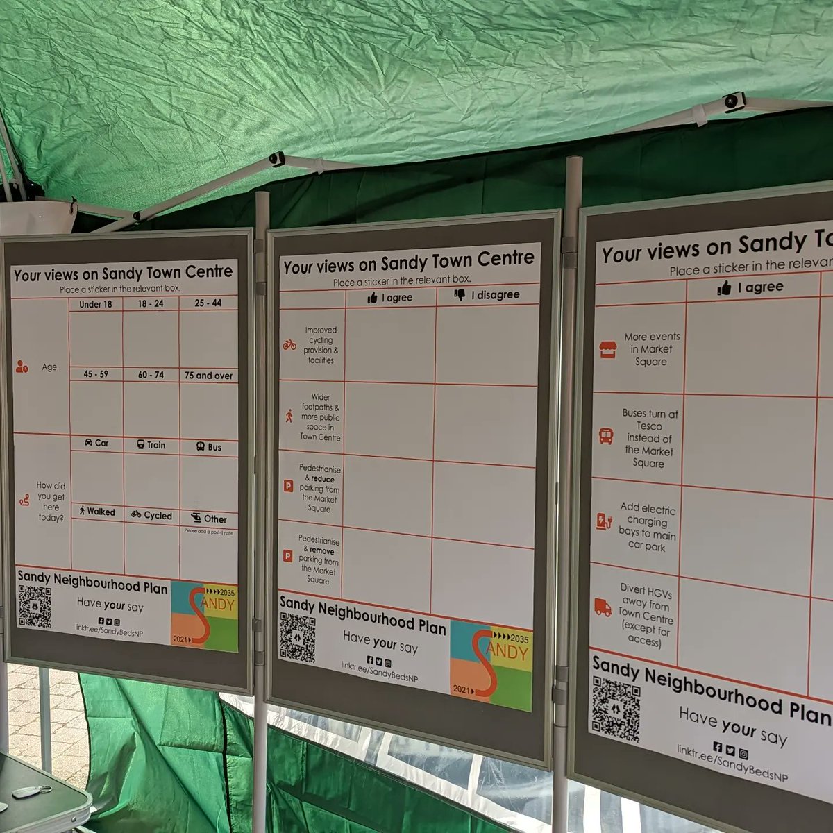 SandyBedsNP's tweet photo. 📢 Come see our stand at the Sandy Spring Market

🗳️ Give us your views on the Town Centre! https://t.co/tI0GoliTmn