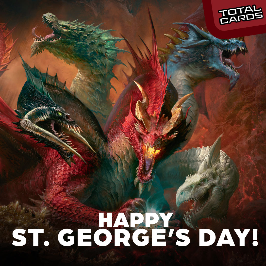 Total_Cards's tweet image. Happy St. George's Day to all of our awesome customers! We hope you have a great day! How are you celebrating the day?!