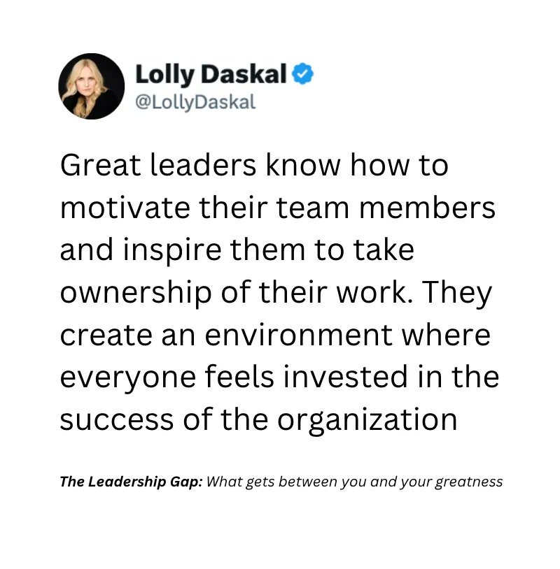 Lolly Daskal tweet media