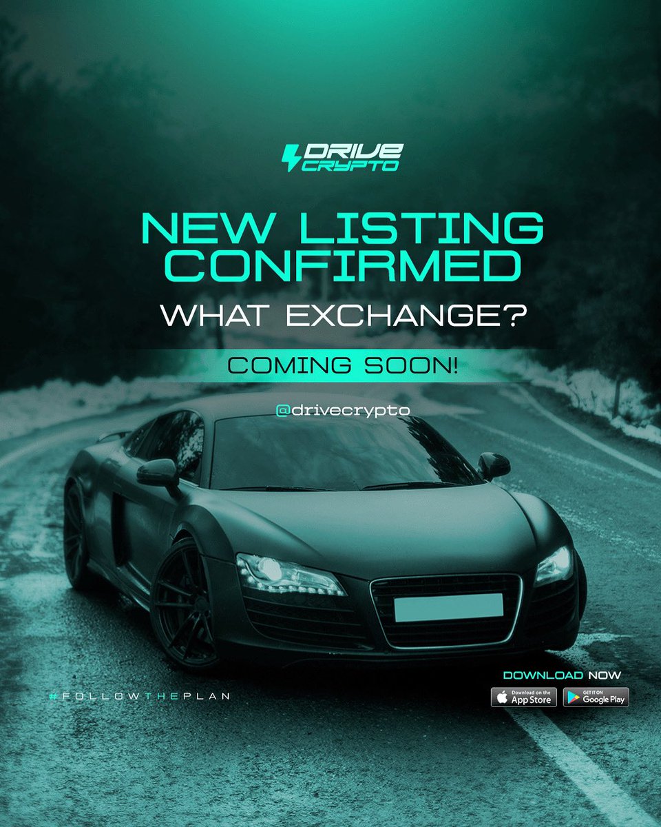DriveCryptoApp's tweet photo. 🔥 NOVAS LISTAGENS CONFIRMADAS 🔥

🚨 U U R G E N T E E 🚨 

⚡️ É isso mesmo , LISTAGENS no plural .. saiba hoje as 18H do Brasil , quantas EXCHANGES, QUAIS e QUANDO serão as duas primeiras 🥳

👉🏻 AVISA TODO MUNDO 
👉🏻 &amp; NÃO PERCAAAAAAAAAA !!

#DRIVECRYPTO $DriveCrypto

🏎️🏎️🏎️💨💨 https://t.co/e615JEoCzK