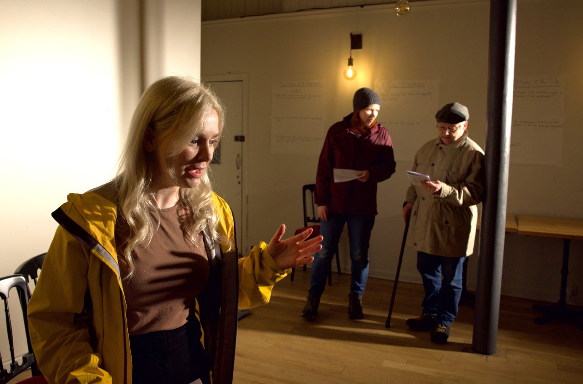 We loved exploring the shores of Kintyre with Mirran in 'As Steady As The Tide' by @erinelkin91. 

Here's Jo Fergie, @toryawinters and @AlanCla16342933 giving wonderful performances last Thursday. 

Thanks also to dramaturg @SarahMarie_M and director  @annawhealing.