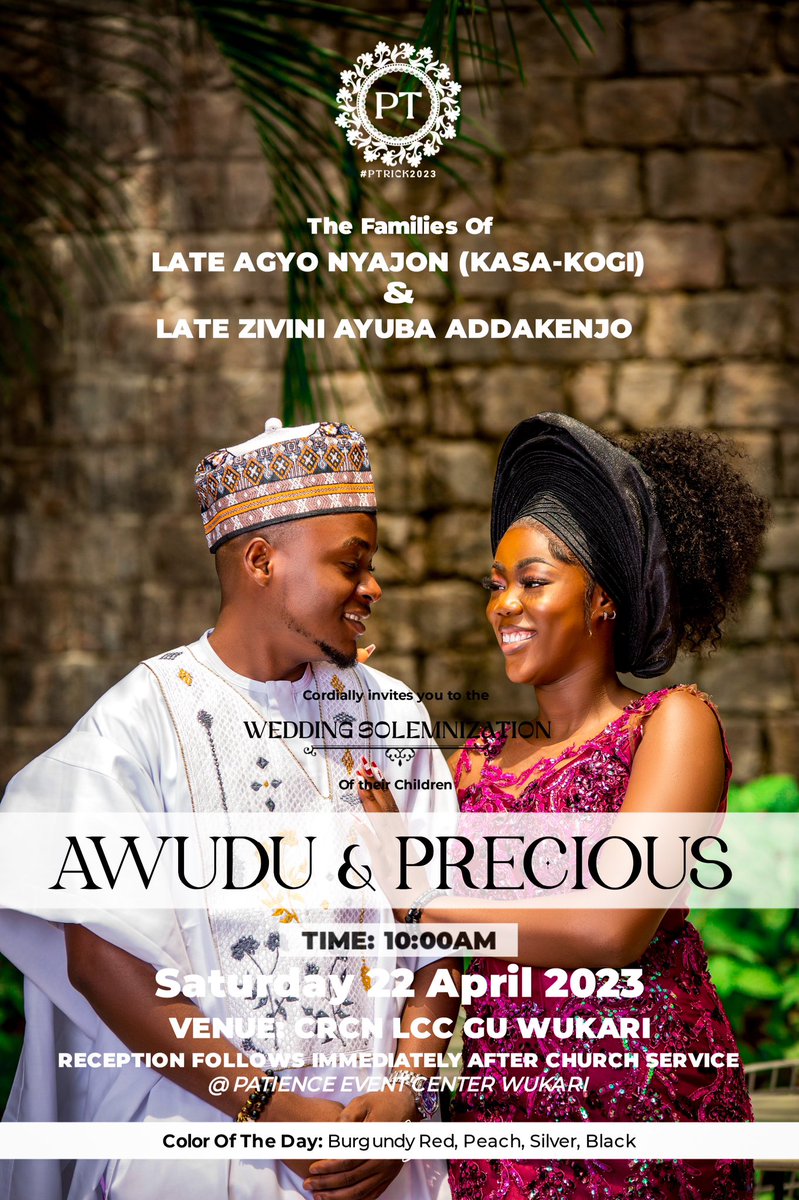 ASAPAMAJOEL_'s tweet photo. CONGRATULATIONS   👏 🎉 🥳 MY BROTHER MY FRIEND MY FAN @AgyoAngyu and PRECIOUS God bless your home ❤️❤️🙌🙌

#jukunblood #jukunbreed #kwararafa  #wukari #tarabastate https://t.co/BtNYe9vpHp