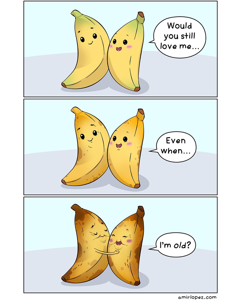 Ripe #amirlopez #comic #webcomic #cartoon #cutecomic #lovecomic #couplecomics #lovememe #couplememes #relationshipmemes #foodmemes #bananamemes