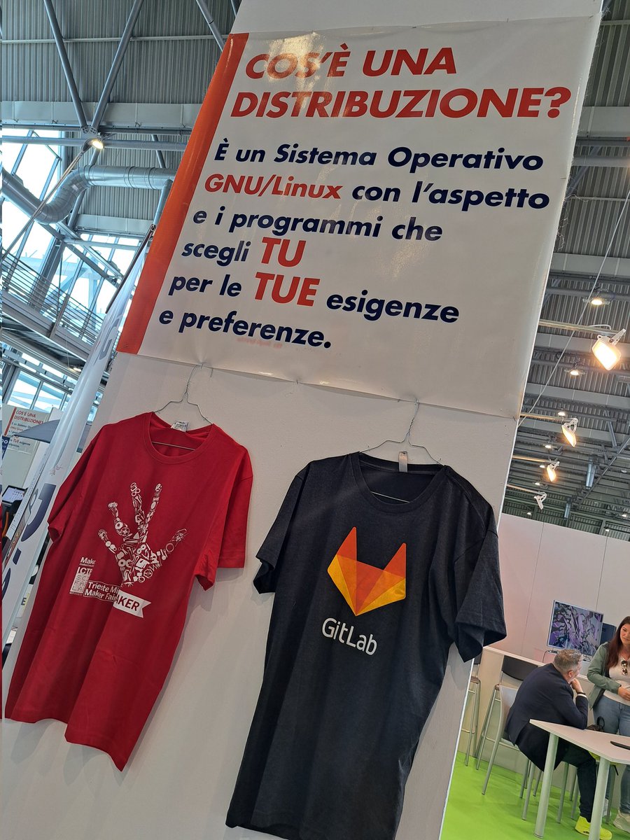amonthedeamon's tweet photo. As usual, we have also @gitlab swag at @pnlug stand at @RadioamatorePN , to promote Open Source software! https://t.co/yGfKSepALB