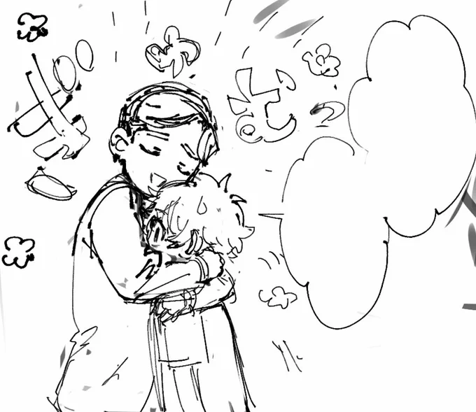 このコマだけならほのぼの漫画に見える 