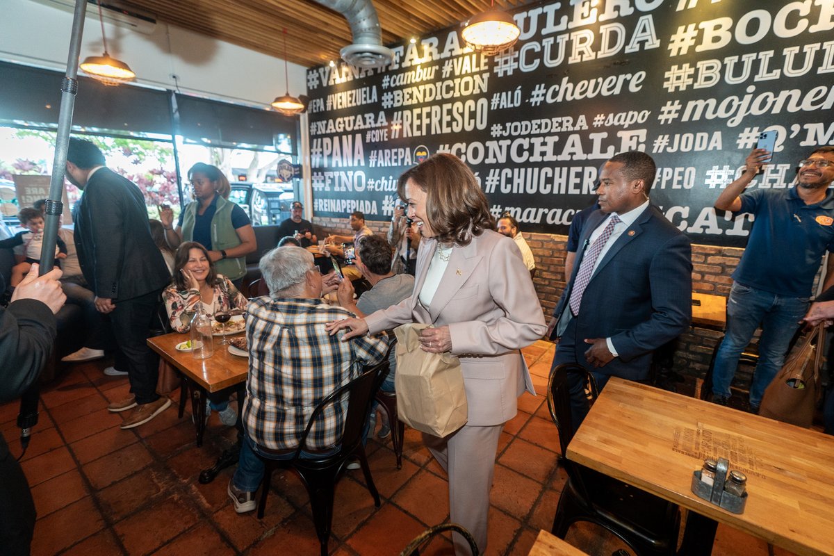 I stopped by Doggi’s Arepa Bar in Miami to try their famous arepas. Small businesses like this one are the backbone of our nation.