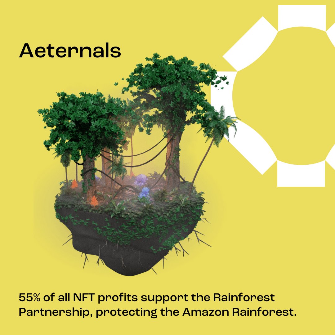 Givepact (@give_pact) on Twitter photo .<a href="/theaeternals/">the Aeternals</a> NFT collection supports the <a href="/RainforestPrtnr/">Rainforest Partnership</a>, a nonprofit working to protect the Amazon Rainforest. .<a href="/theaeternals/">the Aeternals</a> NFT collection supports the <a href="/RainforestPrtnr/">Rainforest Partnership</a>, a nonprofit working to protect the Amazon Rainforest.