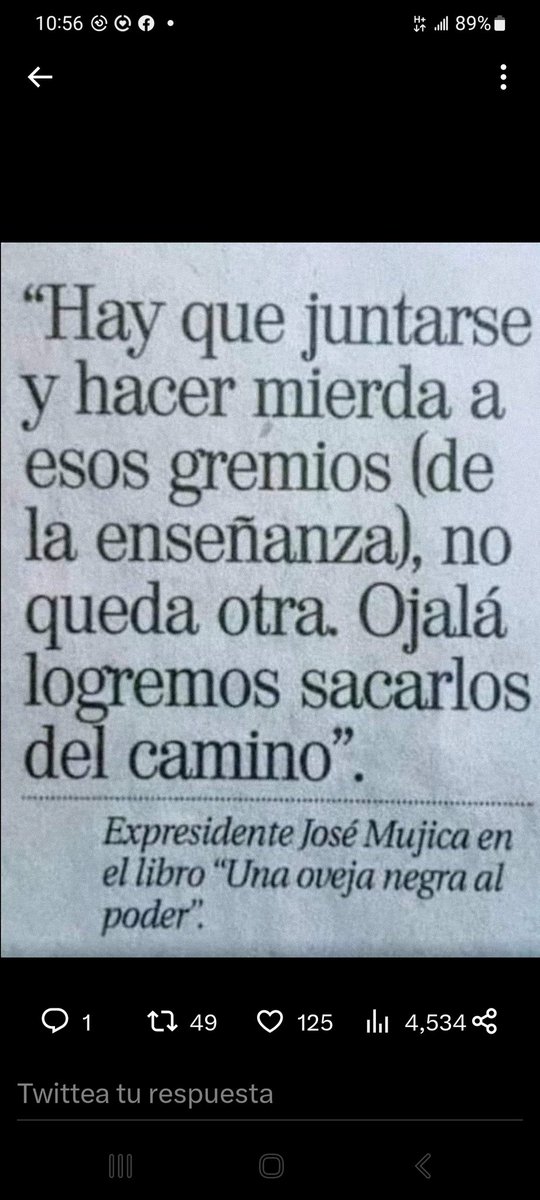 En los tiempos que corren es bueno recordar una perlita de un ser nefasto, pero......