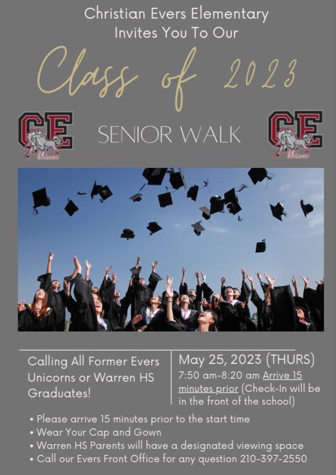 NISDEvers's tweet photo. We are looking forward to celebrating our Class of 2023! #EversPride https://t.co/9Iljiwmcqt