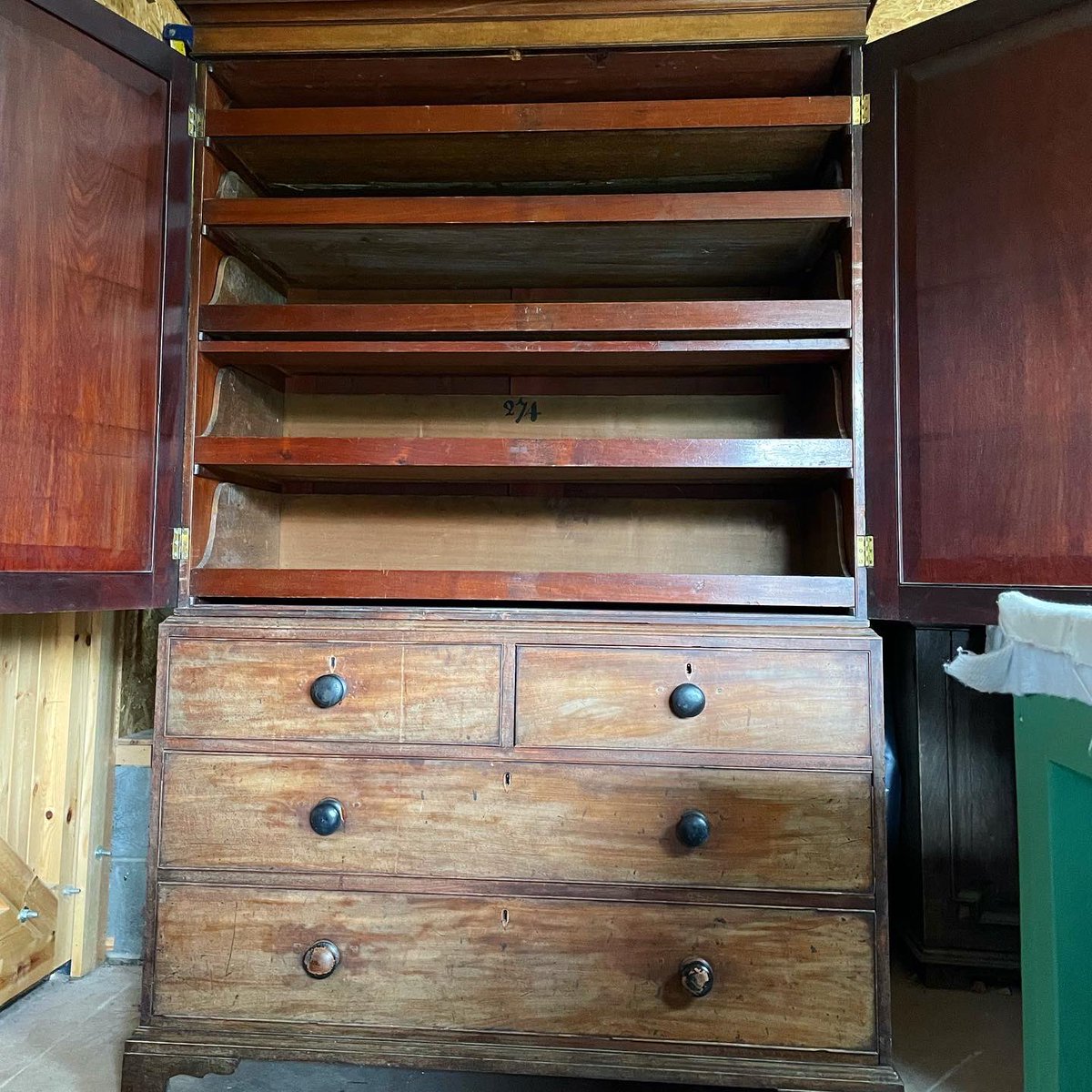 reworkeddorset's tweet photo. Loads of repairs needed for this lovely Victorian linen press, all done now and ready for a good wax and polish 😀 #rwf #linenpress #reworkedfurniture #victorian #antique #furniturerepairs #dorset #goodasnew #justforfriends https://t.co/Uz3yoo4OeX