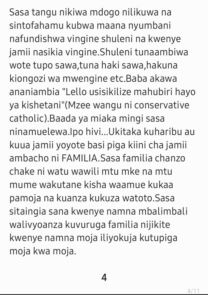 LelloMmassy's tweet photo. Ilianzaje?

Fuatilia uzi huu wenye slides 10 nilizojaribu kueleza haya yote yalipoanzia.Kimsingi hata haya tuyaonayo sasa ni maandalizi mahsusi ya yajayo.
Siku nyingine nitakueleza tunaandaliwa kwa lipi.

Fuatilia👇👇 https://t.co/LQK72251s8
