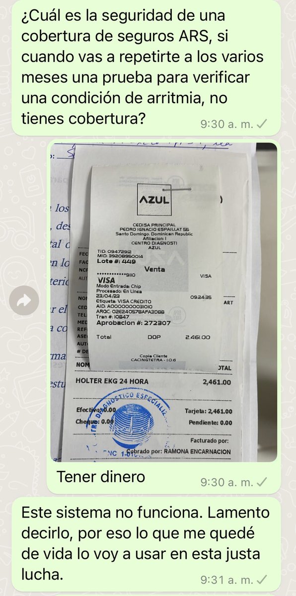 #NoMásARS • ⁦<a href="/cmdorg/">Colegio Médico Dom.</a>⁩ ⁦<a href="/SSocialDignaRD/">SEGURIDAD SOCIAL DIGNA RD 🇩🇴</a>⁩ • ¡La salud es un derecho, no un privilegio!