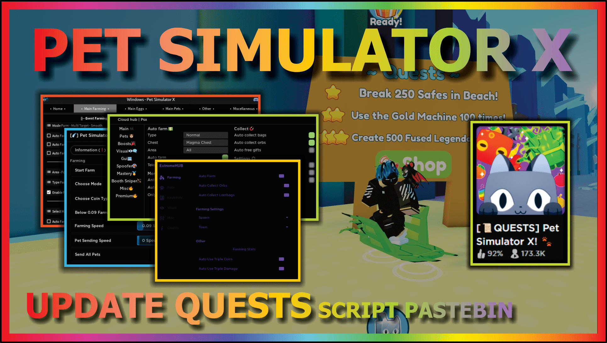 Pet Simulator X Script: Auto Farm, Auto Open Eggs & More