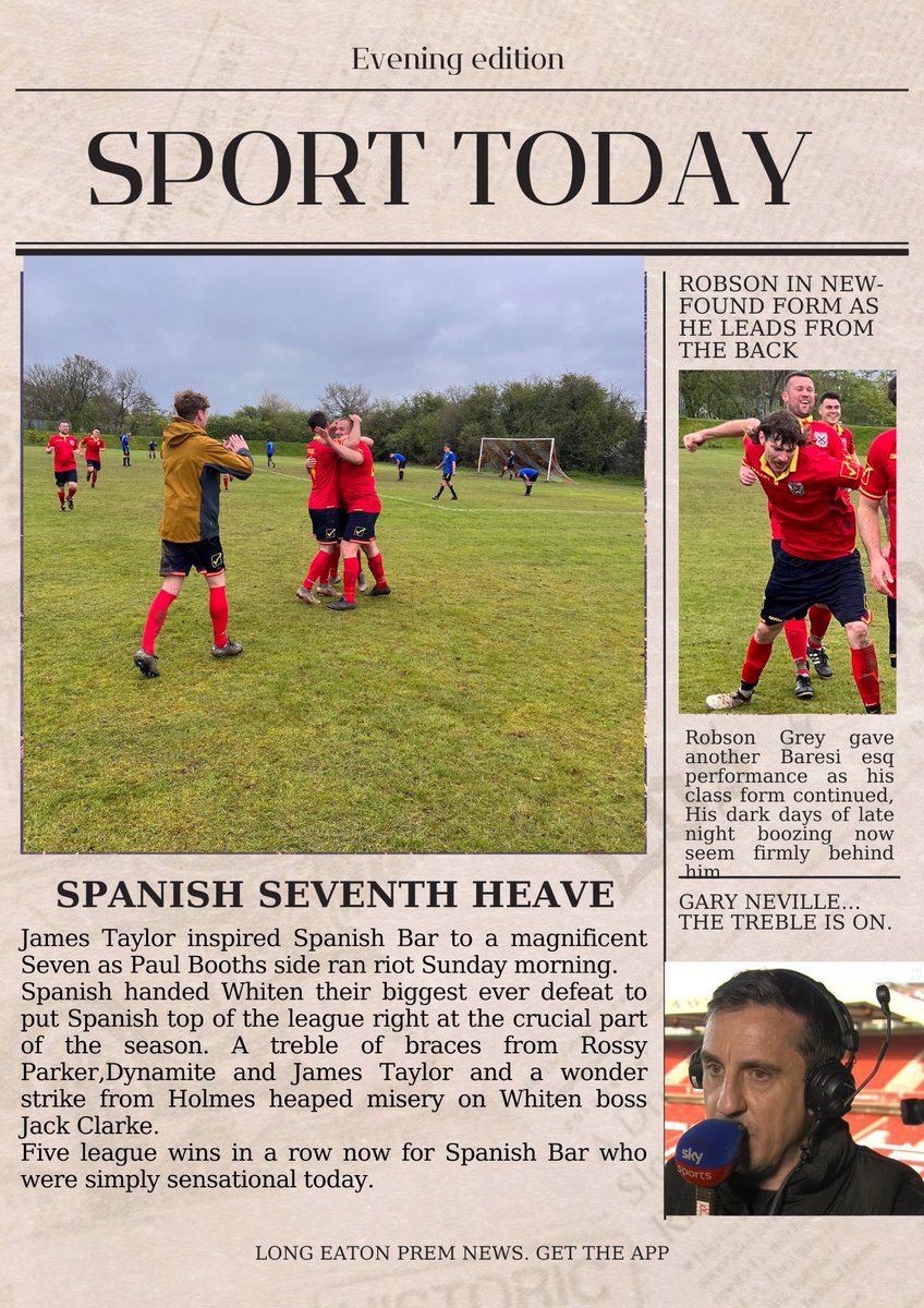 FcSpanish's tweet photo. Go out and get a newspaper right now 🗞️📰 https://t.co/tiZCYw9lEy