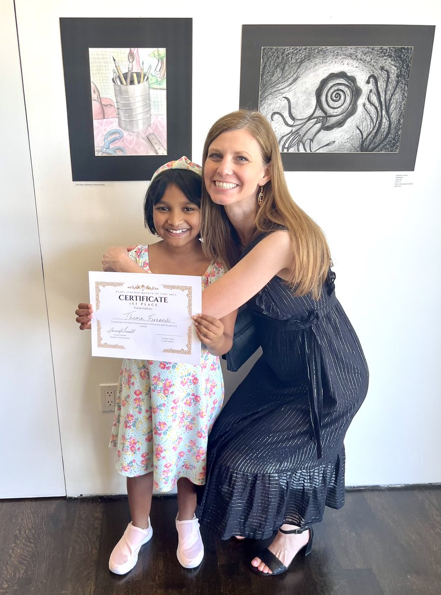 KeithArtRoom's tweet photo. We had a great time celebrating this @CFISDKeith 4th grade student for winning first place in the Pearl Fincher’s art contest. This talented girl won an art bag with $100 of art supplies to keep her busy!
@CFISD_FineArts @CFISDArt @SchoolArts @TxArtEd #ThisIsKeith #CFISDcreates https://t.co/EPcLQj7HWT