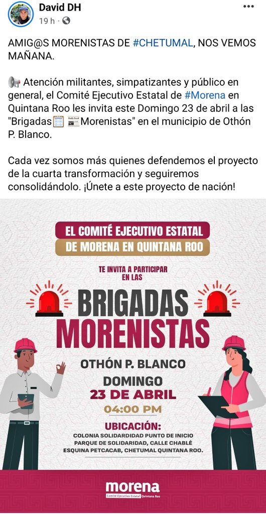 quintanaroonews's tweet photo. #Entérate Qué el esposo de Yensunni Martínez, estaría más enfocado en la grilla política, que en sus responsabilidades al frente del #DIFOPB Ya que fue exhibido por los trabajadores, de no participar en los eventos que realiza el #DIFQRoo encabezado por la hermana de @MaraLezama https://t.co/mWn90YwKH8