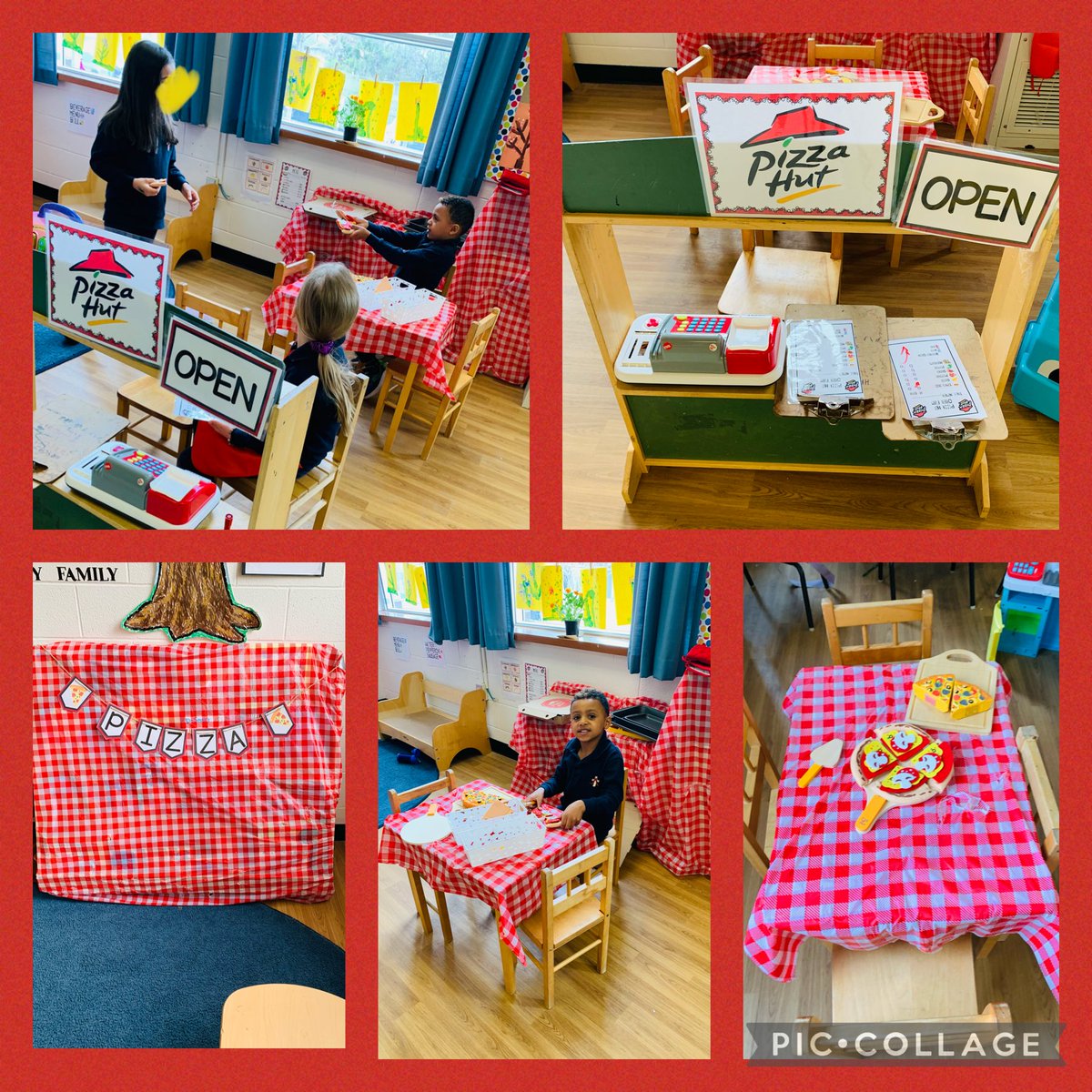 FDKroom105's tweet photo. We have been learning about Canadian Coins and having so much fun in the Pizza Shop! https://t.co/Fm9e7cSmTl
