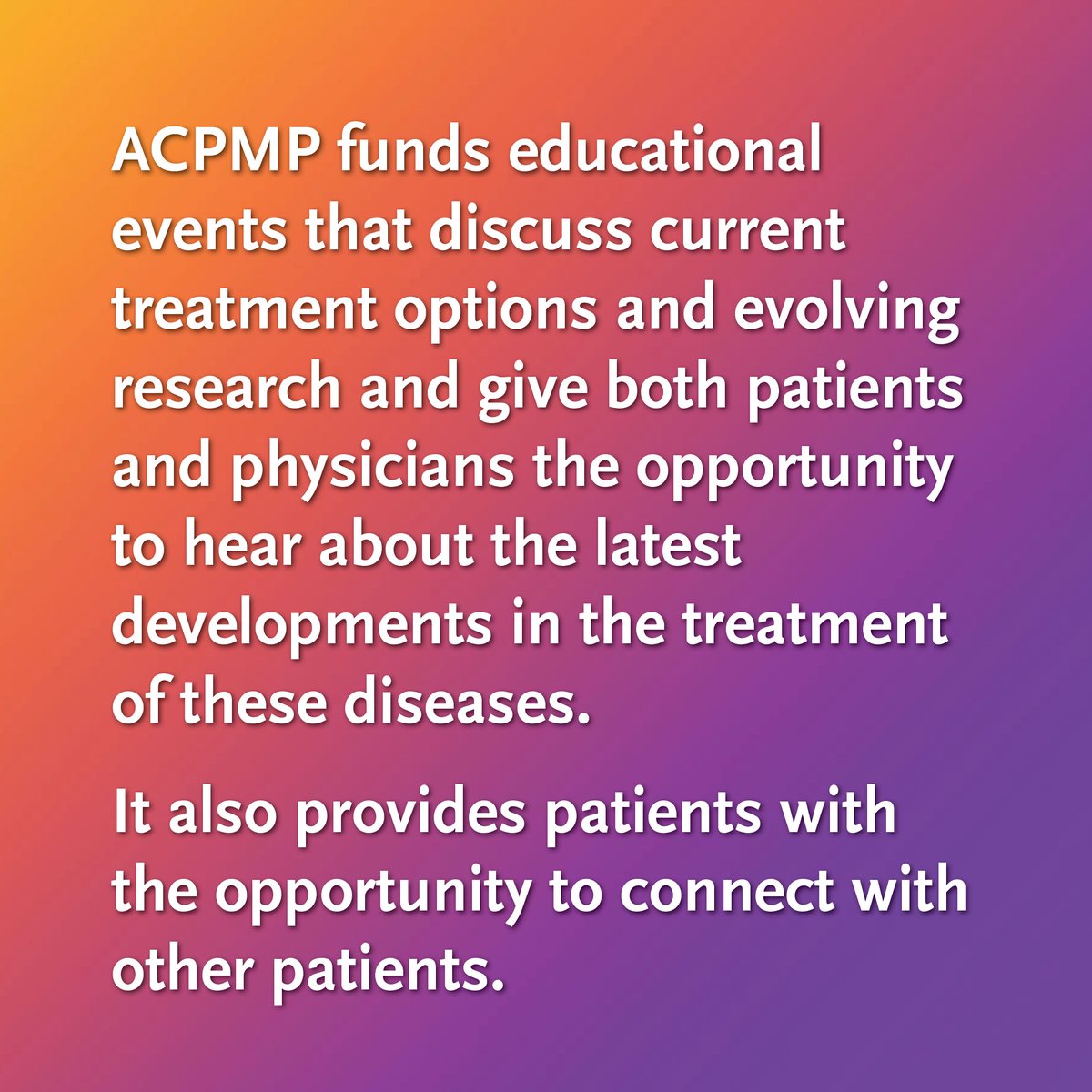 acpmpresearch's tweet image. ACPMP plays a leading role in the dissemination of accurate information regarding pseudomyxoma peritonei and appendix cancer both to the patient and medical communities. 

Learn more here. 👇

#appendix #cancerawareness #appendixcancerawareness #appendixcancer #appendicealcancer