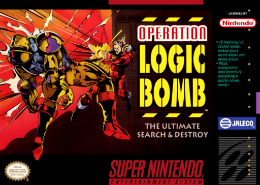 OnThisDateJV's tweet photo. #OnThisDate was released in #Japan on #Nintendo #SuperFamicom : Operation Logic Bomb - Developed by Jaleco - Published by Vic Tokai - Original release date: April 23, 1993 - #Gaming #Retrogaming #collection #Snes #OperationLogicBomb https://t.co/C9Hh1aTEfl
